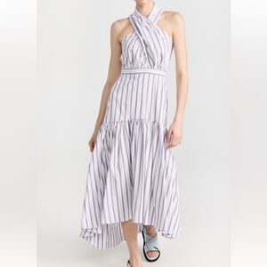 Veronica Beard Radley Dress in Off-White Multi